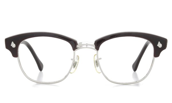 American Optical Vintage 1960s Brow Combination AO鋲 Brown/Silver 48-20