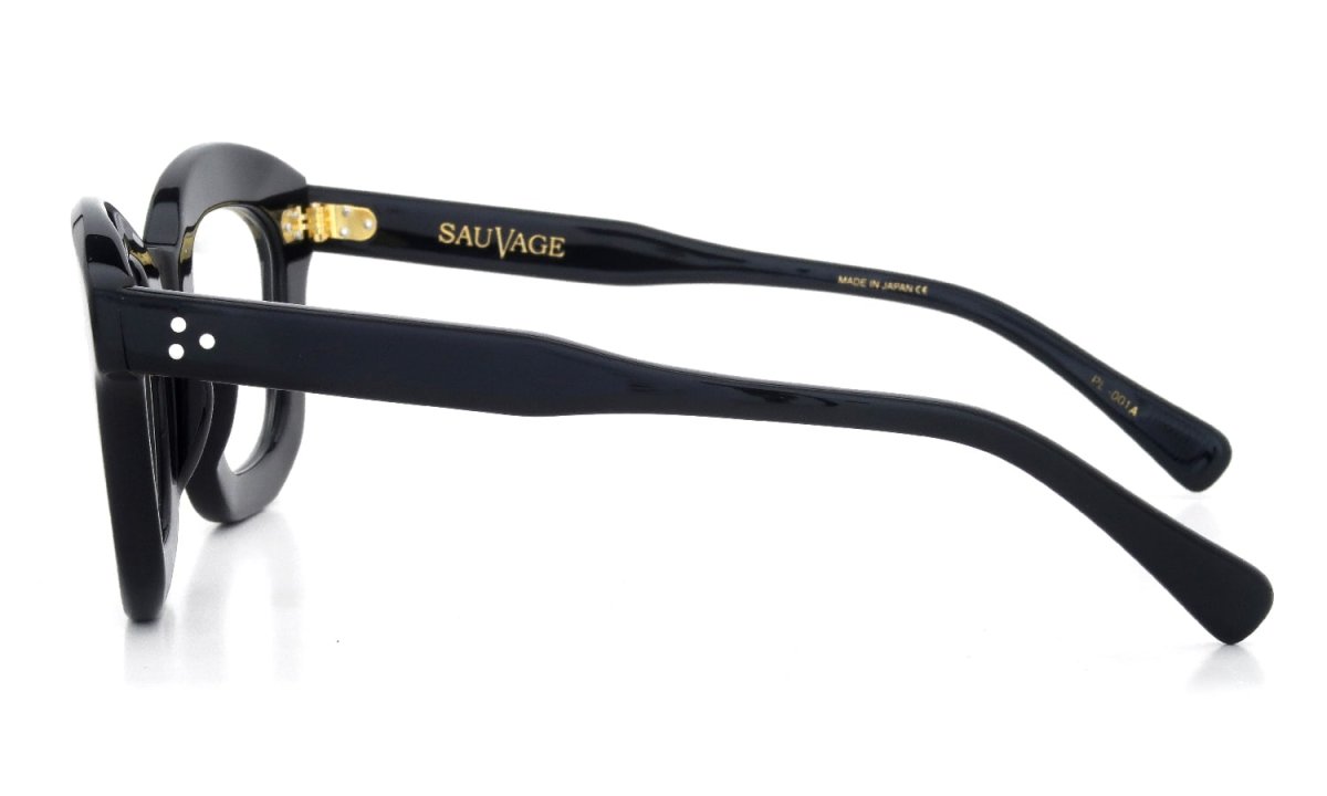 SAUVAGE REPUBLIQUE Black/Pure-Gold メガネ 【楽天スーパーセール