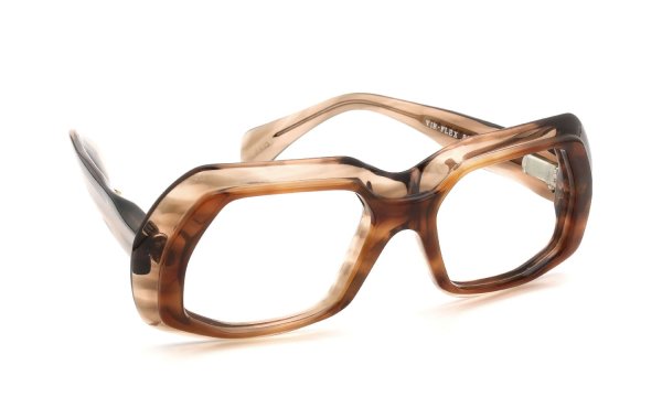 VITO PARIS collection speciale メガネ通販 VIR-FLEX SCUL 推定1960年代〜1970年代 F410 Demi/Ash-Brown-sasa