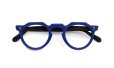 French vintage メガネ通販 Crown Panto 6mm 推定1960年代 Blue/Black