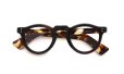 French vintage メガネ通販 Panto 8mm 推定1960年代 Deep Brown / Light Havana