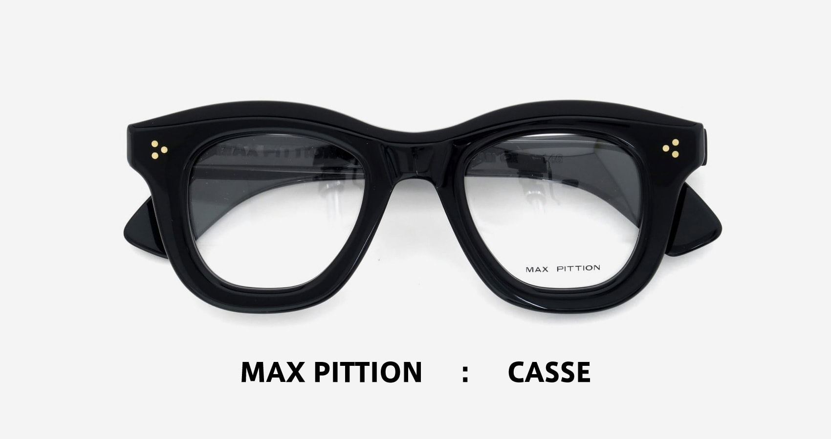 MAX PITTION メガネ・サングラス CASSE