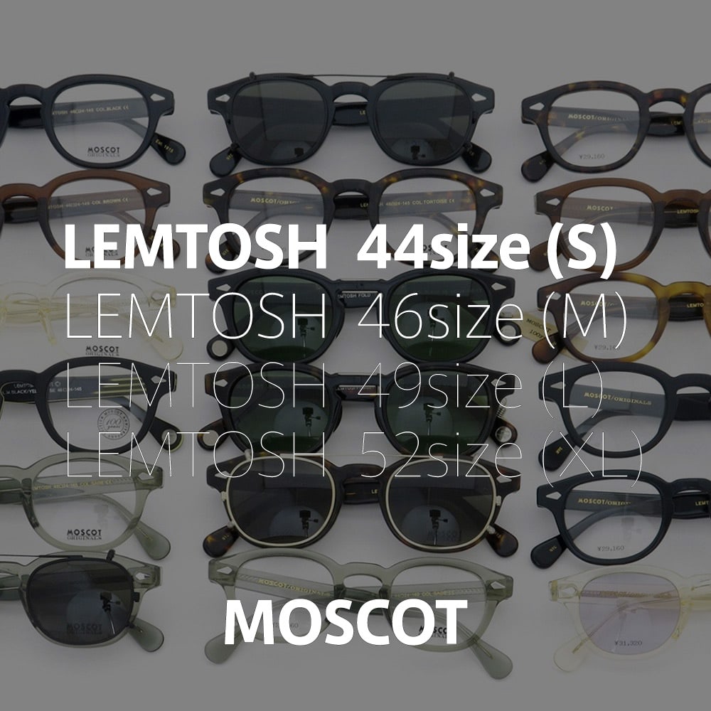MOSCOT LEMTOSH / モスコット レムトッシュ 44 BLACKモスコット
