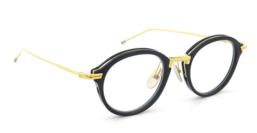 トムブラウン Thom Browne tb011 眼鏡 メガネ シルバー素材サイズ - 小物