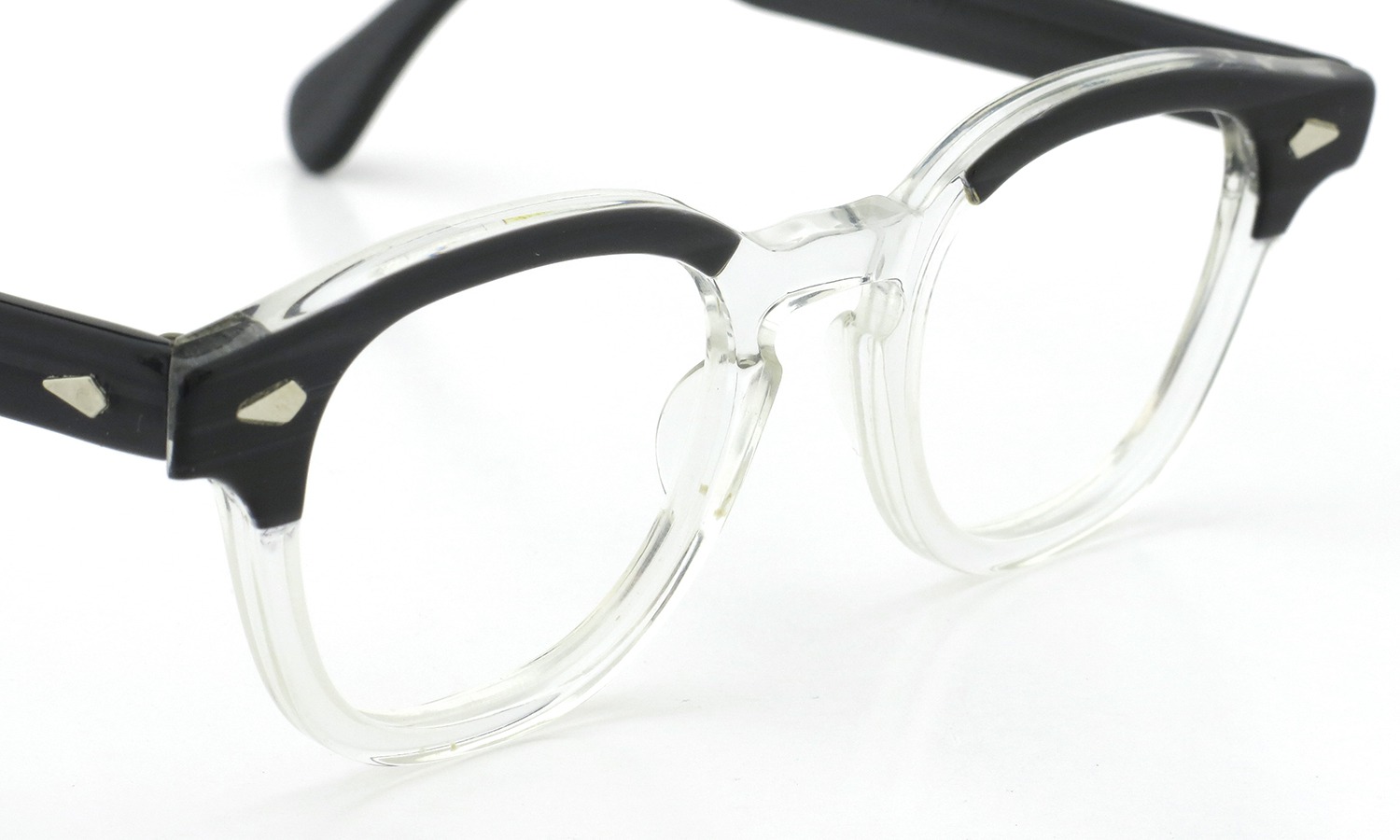 TART Optical vintage タートオプティカル ヴィンテージ メガネ ARNEL アーネル BLACKWOOD CB-CLEAR 44-20 6