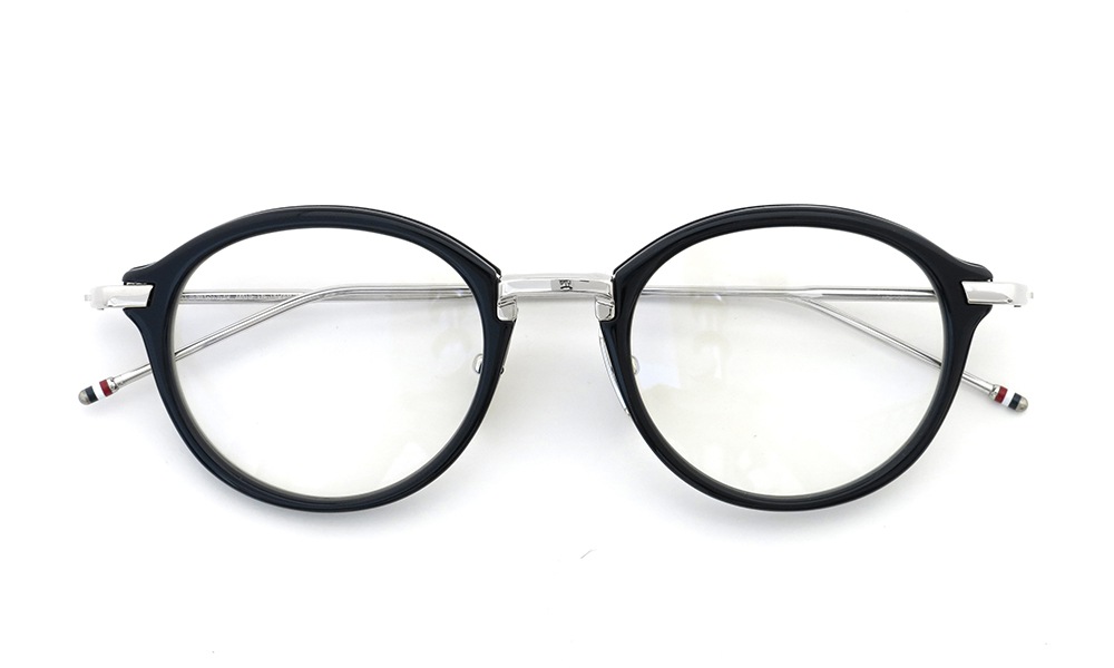 素材サイズトムブラウン Thom Browne tb011 眼鏡 メガネ シルバー
