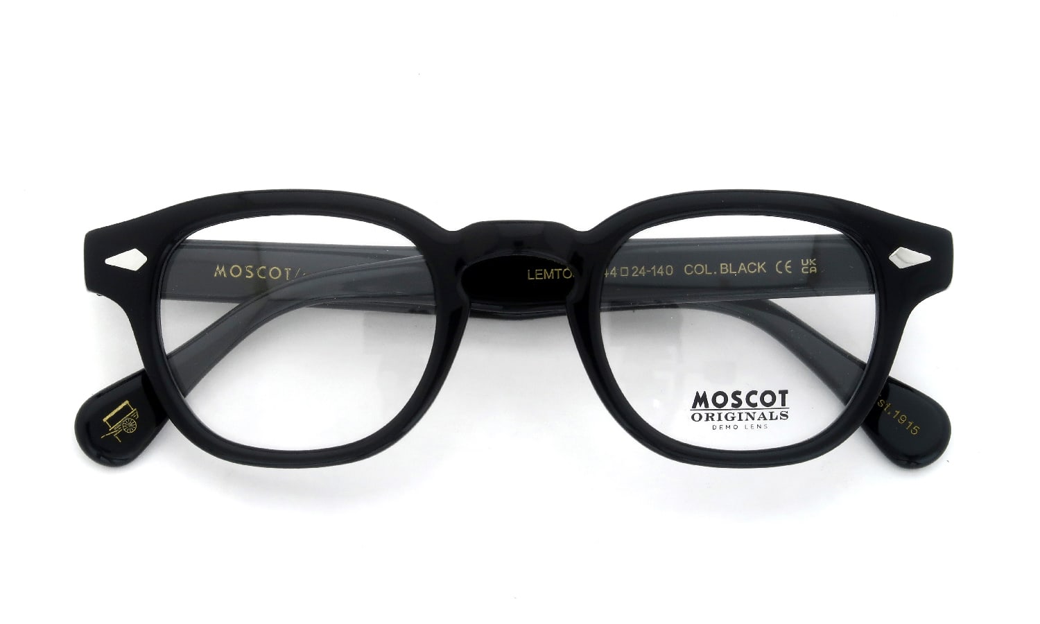 モスコット MOSCOT レムトッシュ 4424 140 ブラック×ブルー 眼鏡 ...