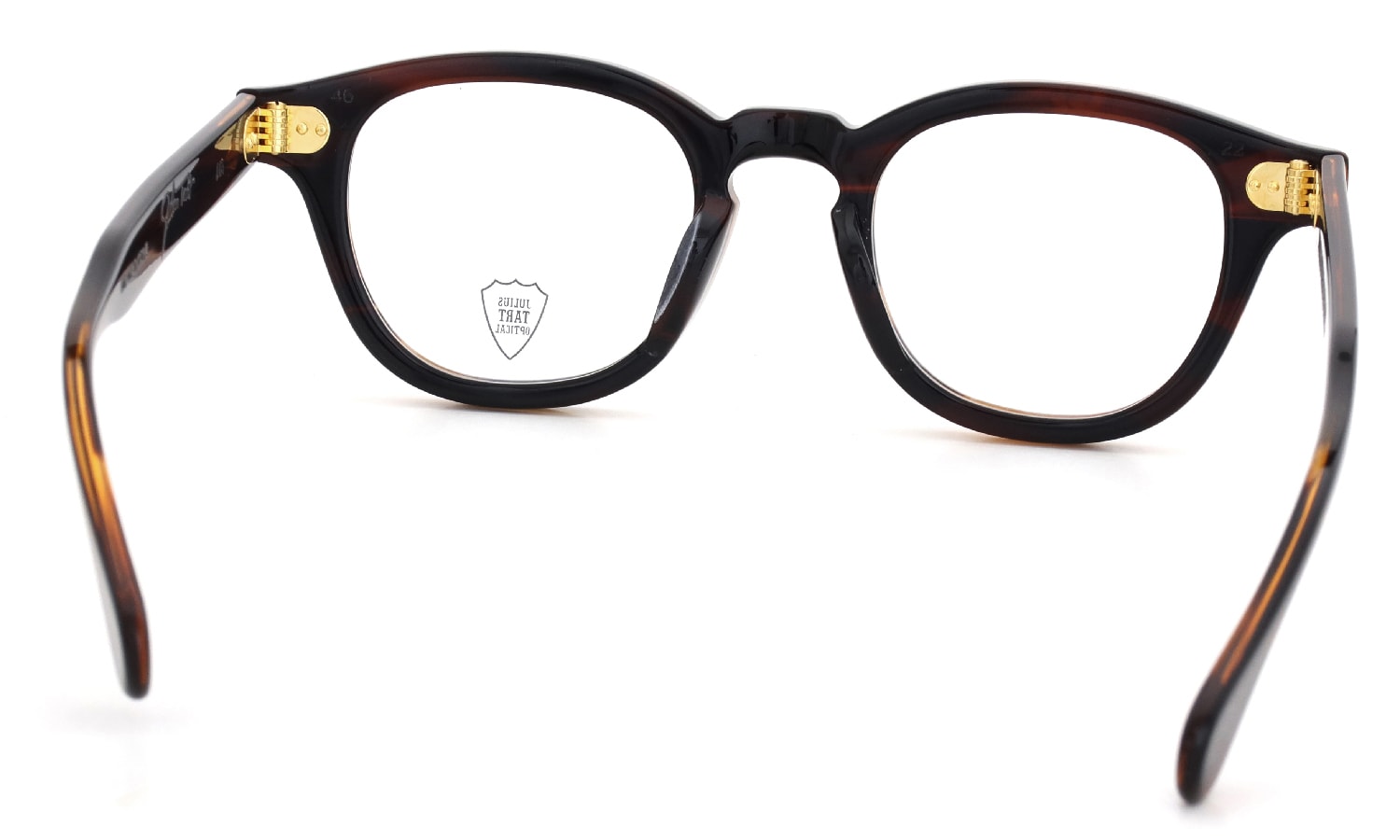 JULIUS TART OPTICAL メガネ通販 AR Gold Series 通販 AR-46-22 DEEP BROWN SASA PL-002Cb