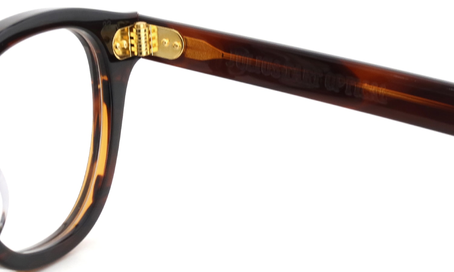 JULIUS TART OPTICAL メガネ通販 AR Gold Series AR-48-22 DEEP BROWN SASA/Gold PL-003Cb