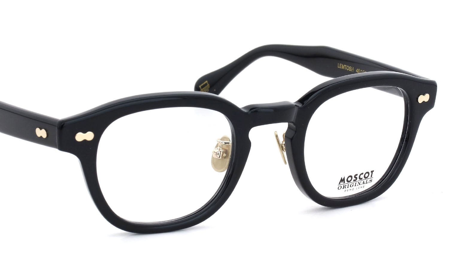 MOSCOT 限定生産メガネ通販 LEMTOSH 46size JPN LTD 16 BKG