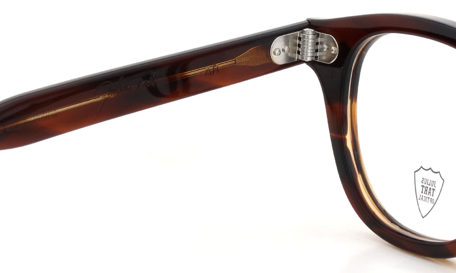 JULIUS TART OPTICAL メガネ AR-48-24 DEMI AMBER 詳細画像