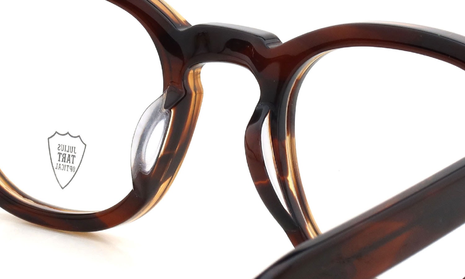 JULIUS TART OPTICAL メガネ AR-48-24 DEMI AMBER 詳細画像