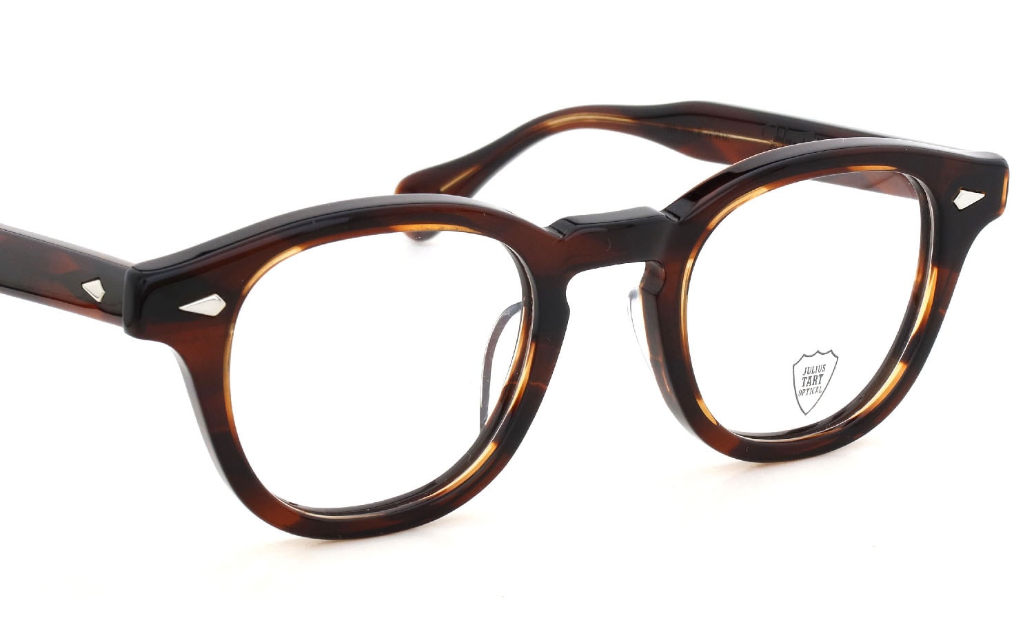 JULIUS TART OPTICAL メガネ AR-48-24 DEMI AMBER 詳細画像