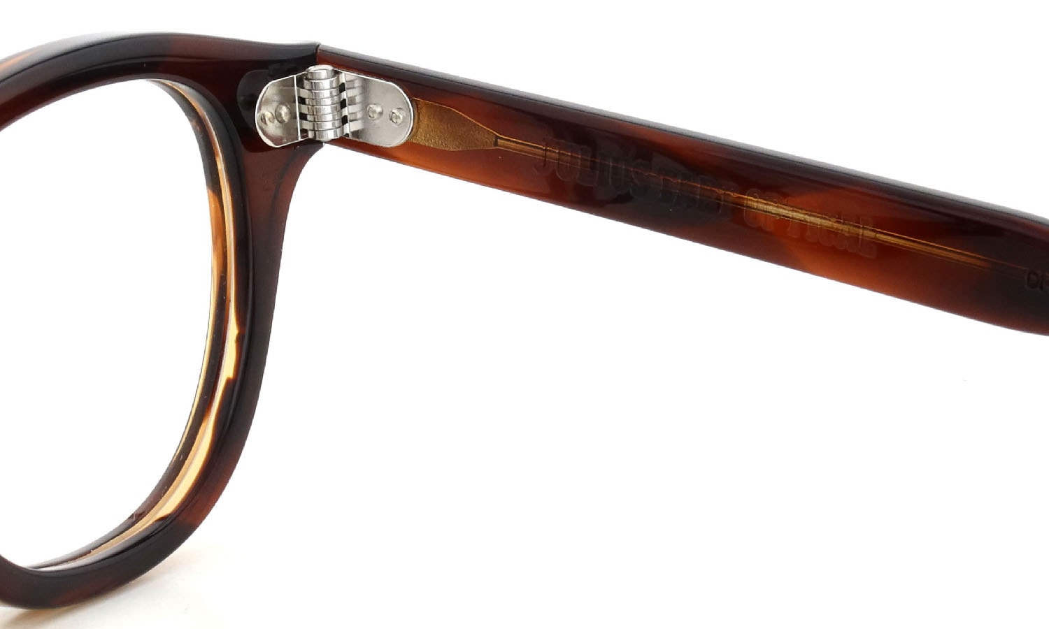 JULIUS TART OPTICAL メガネ AR-48-24 DEMI AMBER 詳細画像