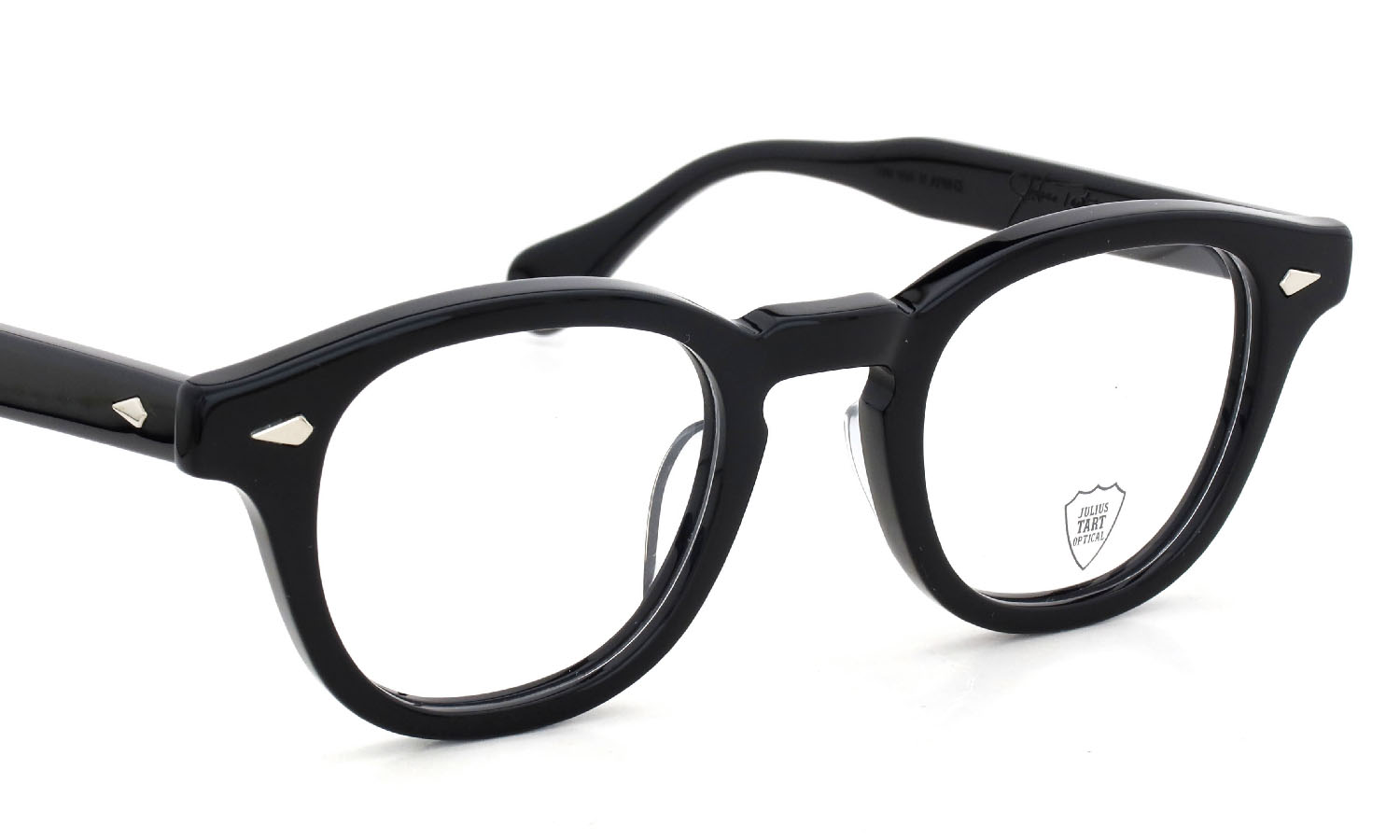 JULIUS TART OPTICAL メガネ AR-48-24 BLACK 詳細画像