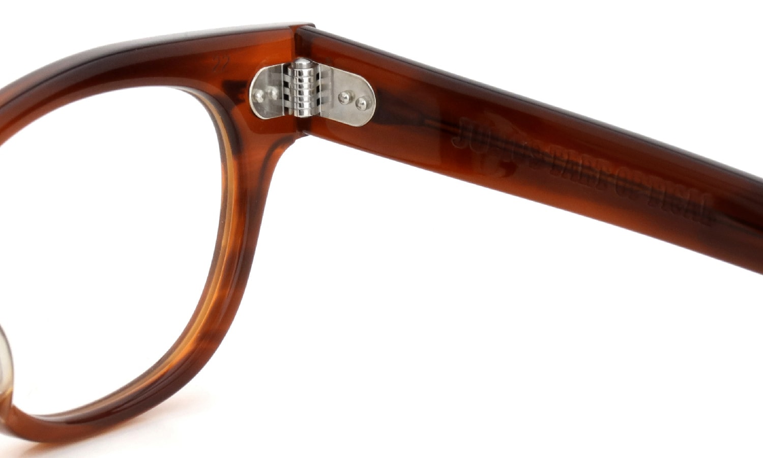 JULIUS TART OPTICAL メガネ CONTDOWN 44-22 AMBER