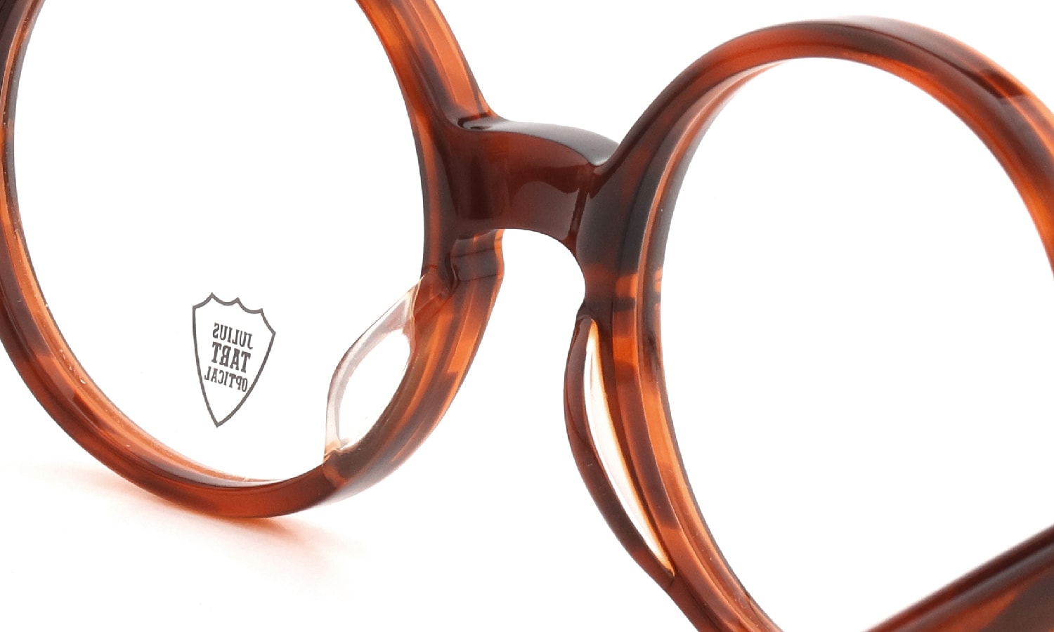 JULIUS TART OPTICAL メガネ通販 T-ROUND 46-19 AMBER