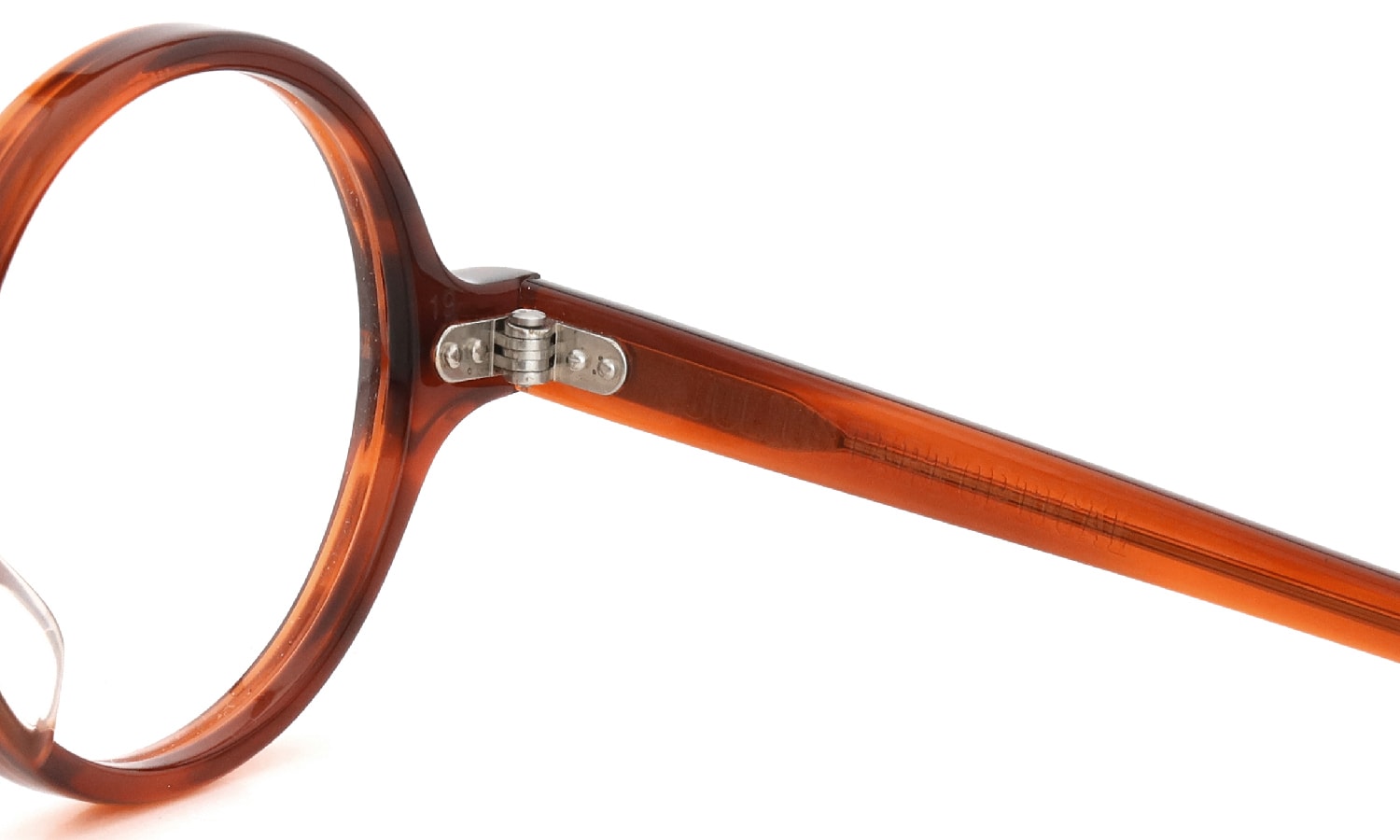 JULIUS TART OPTICAL メガネ通販 T-ROUND 46-19 AMBER