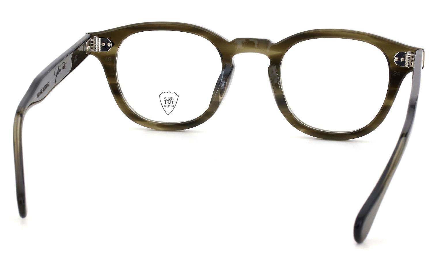 JULIUS TART OPTICAL メガネ通販 AR-48-24 OLIVE GREEN SASA