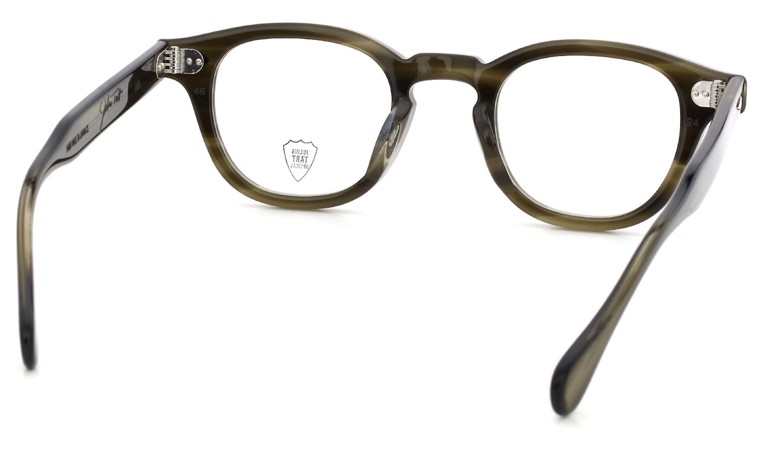 JULIUS TART OPTICAL メガネ通販 AR-46-24 OLIVE GREEN SASA