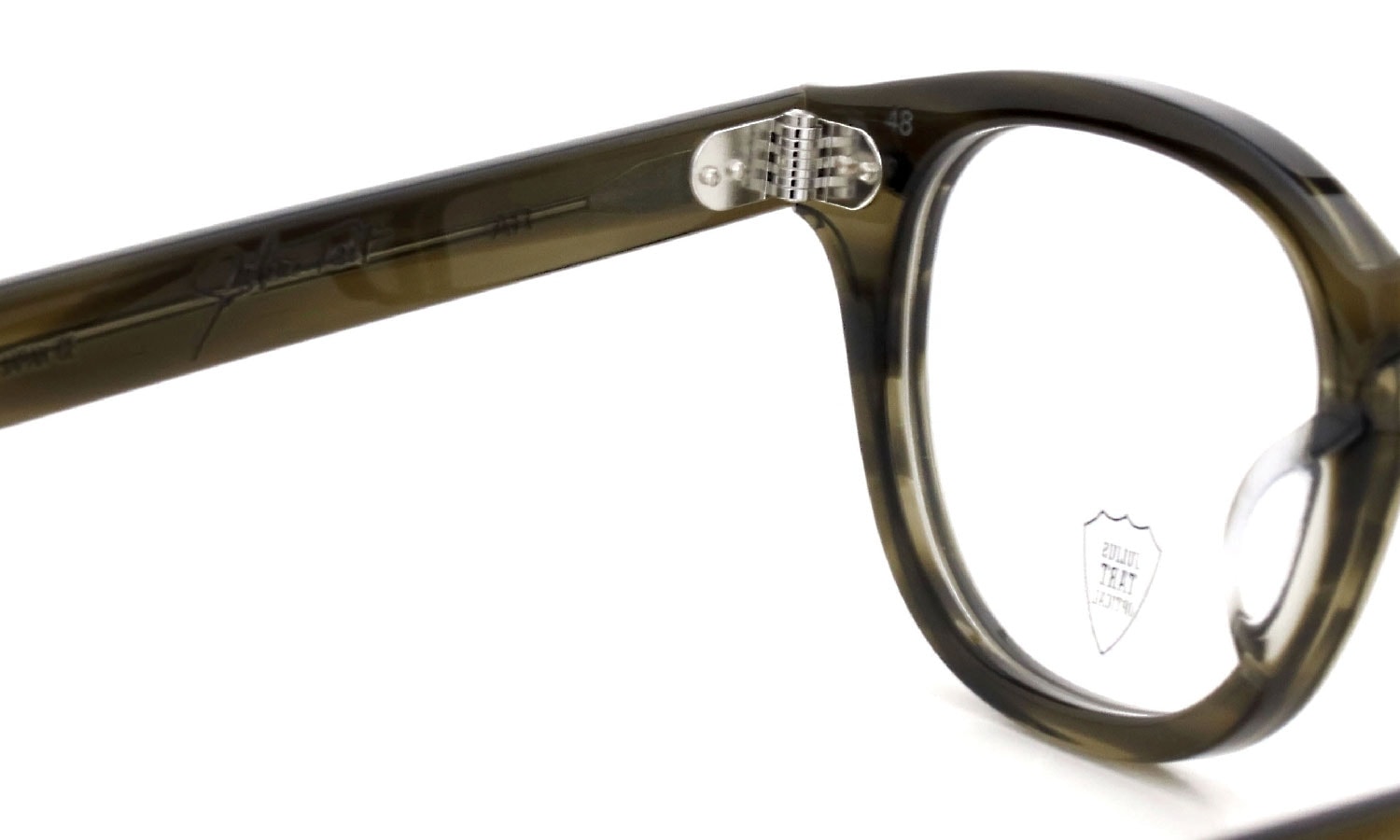 JULIUS TART OPTICAL メガネ通販 AR-48-22 OLIVE GREEN SASA