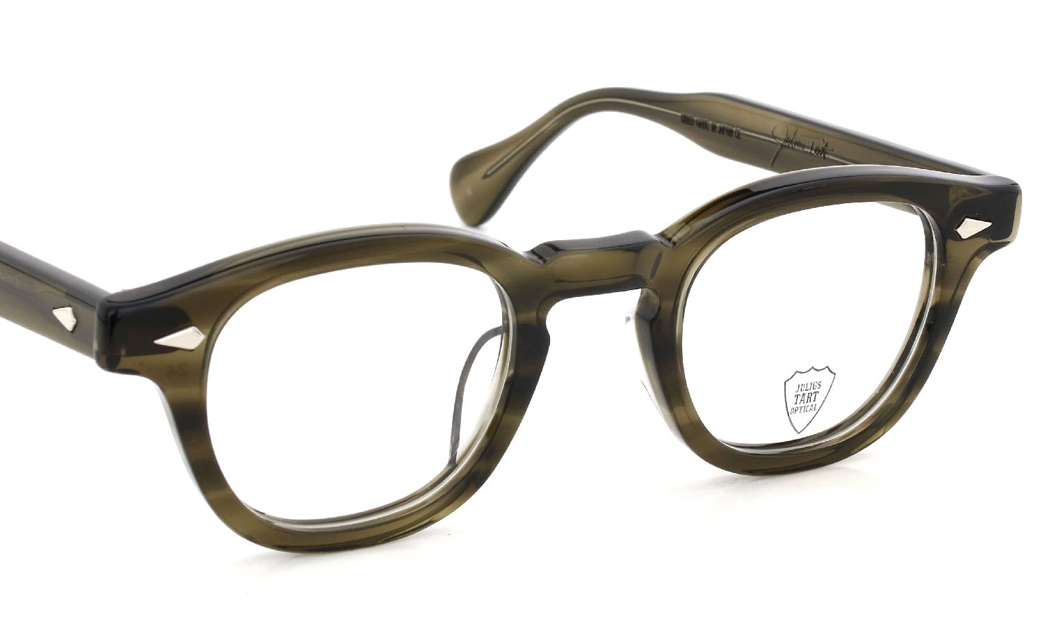 JULIUS TART OPTICAL メガネ通販 AR-44-24 OLIVE GREEN SASA