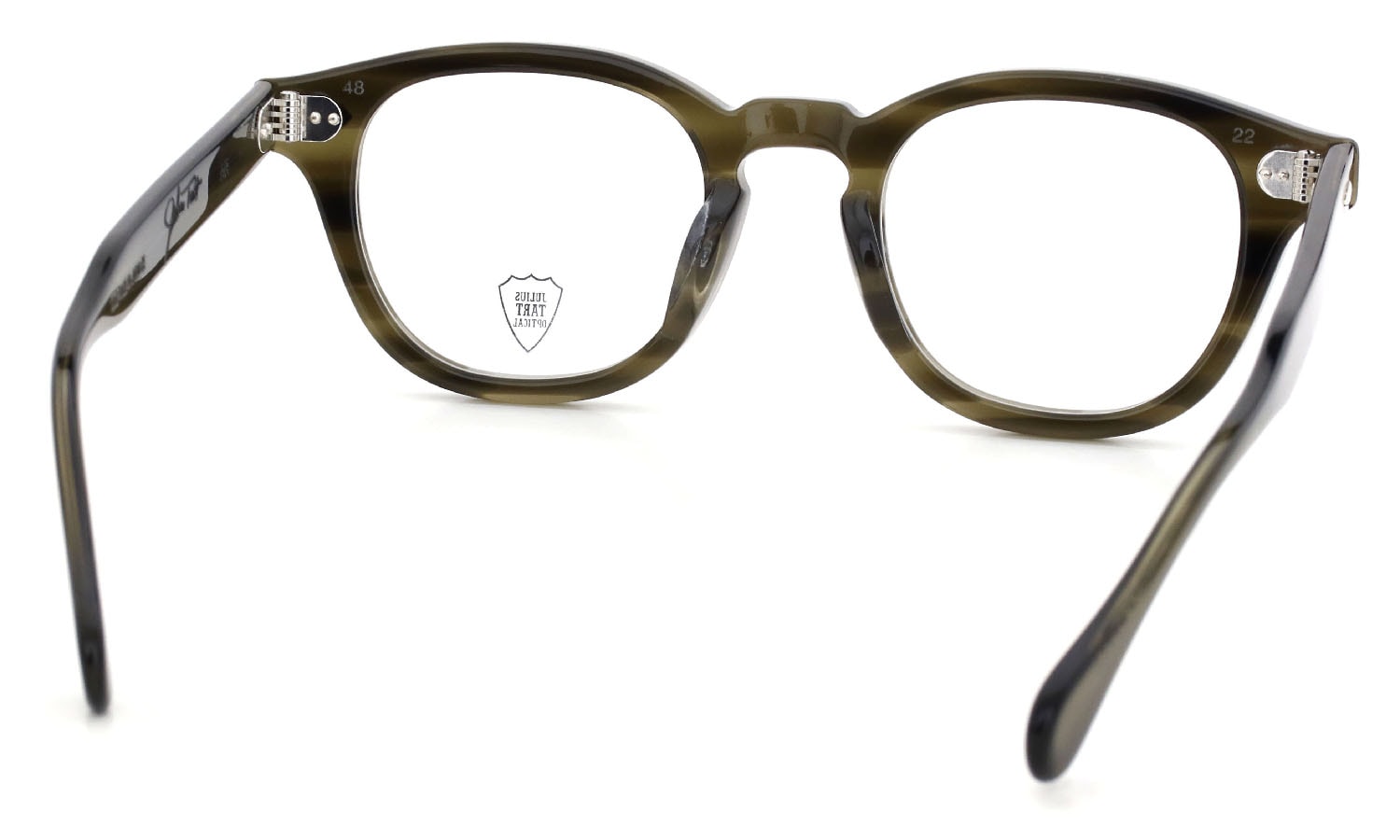 JULIUS TART OPTICAL メガネ通販 AR-48-22 OLIVE GREEN SASA