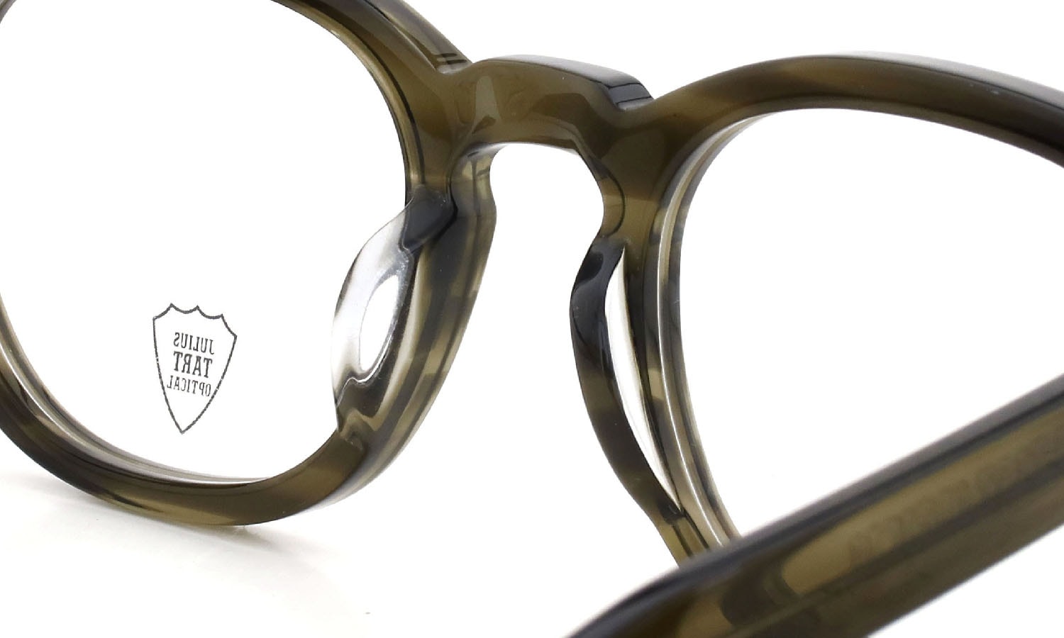 JULIUS TART OPTICAL メガネ通販 AR-48-22 OLIVE GREEN SASA