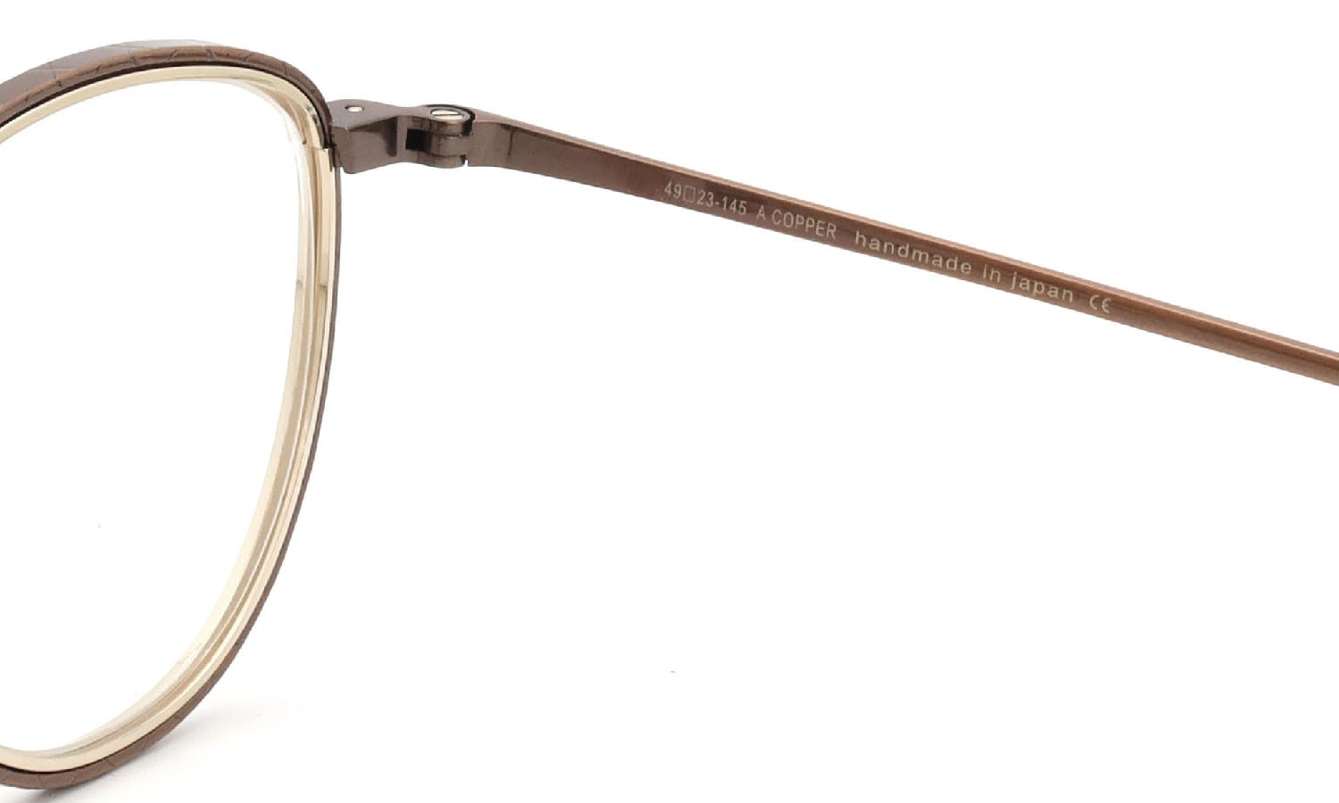 OG×OLIVERGOLDSMITH メガネ通販 ACTRESS 49-3 Col.A COPPER