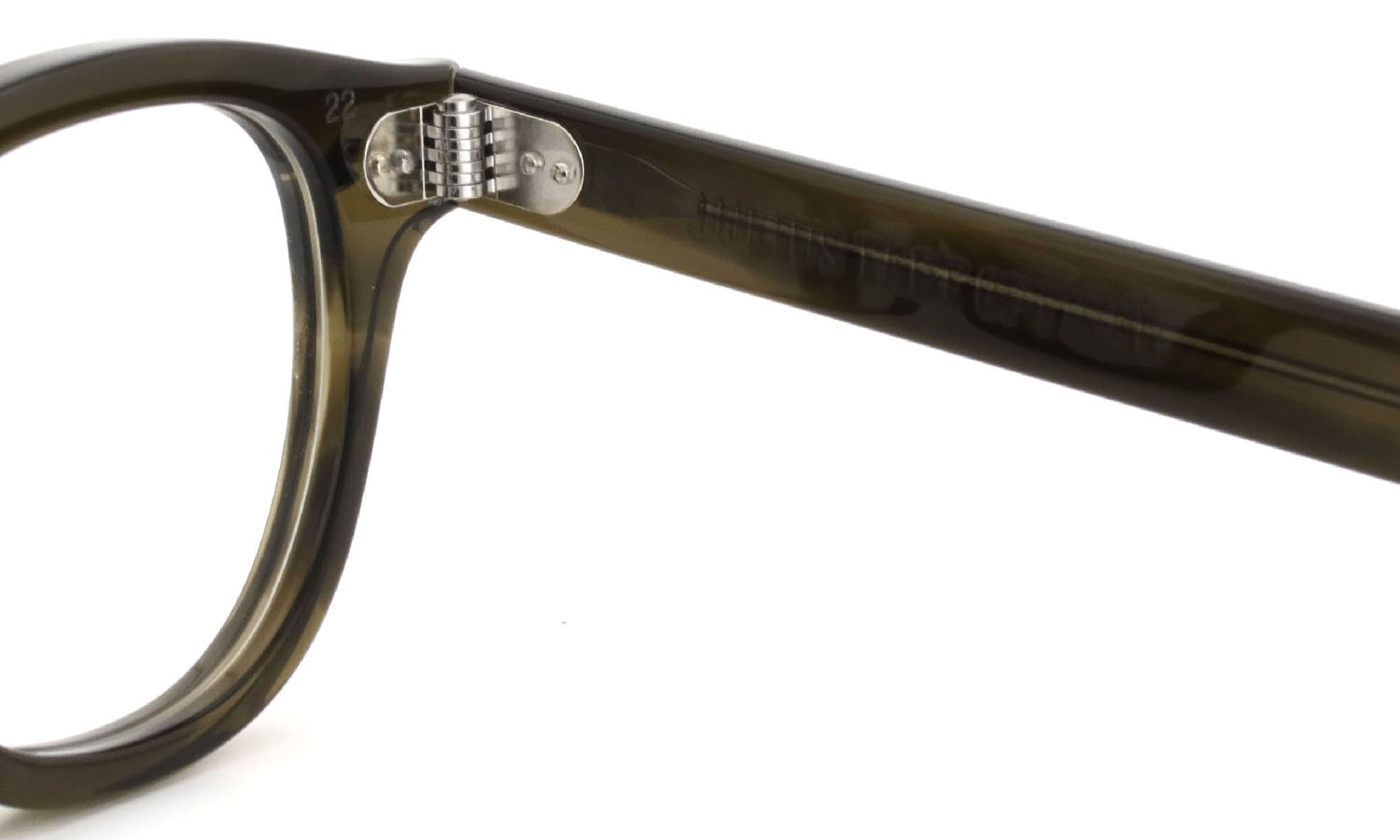 JULIUS TART OPTICAL メガネ通販 AR-46-22 OLIVE GREEN SASA PL-002SP