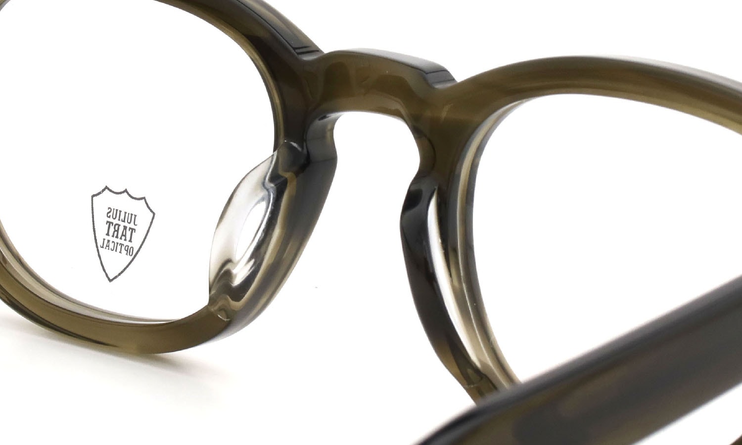 JULIUS TART OPTICAL メガネ通販 AR-44-22 OLIVE GREEN SASA PL-001SP