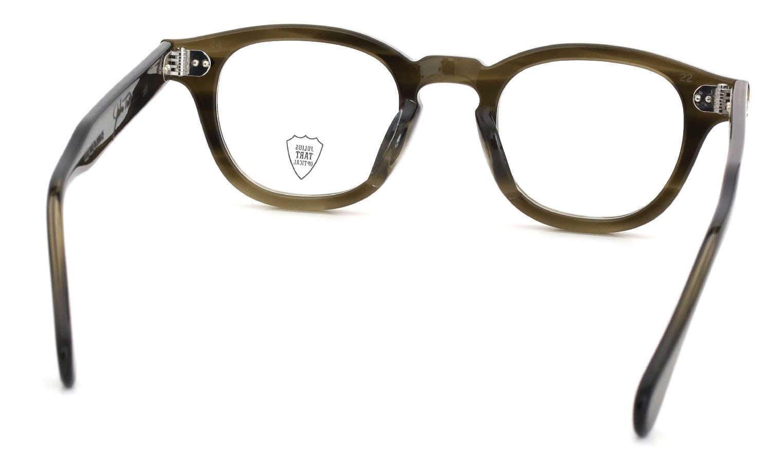 JULIUS TART OPTICAL メガネ通販 AR-44-22 OLIVE GREEN SASA PL-001SP