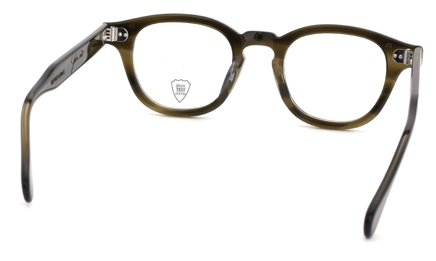 JULIUS TART OPTICAL メガネ通販 AR-46-22 OLIVE GREEN SASA PL-002SP