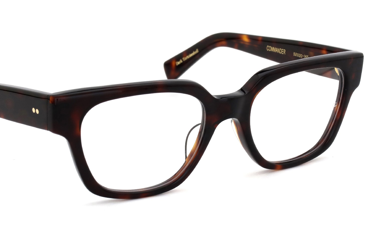 Oliver Goldsmith メガネ通販 COMMANDER Dark Tortoiseshell