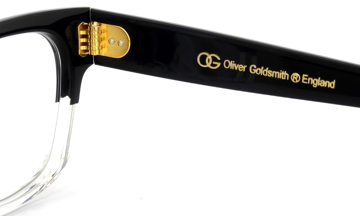 Oliver Goldsmith メガネ通販 COMMANDER Black Float