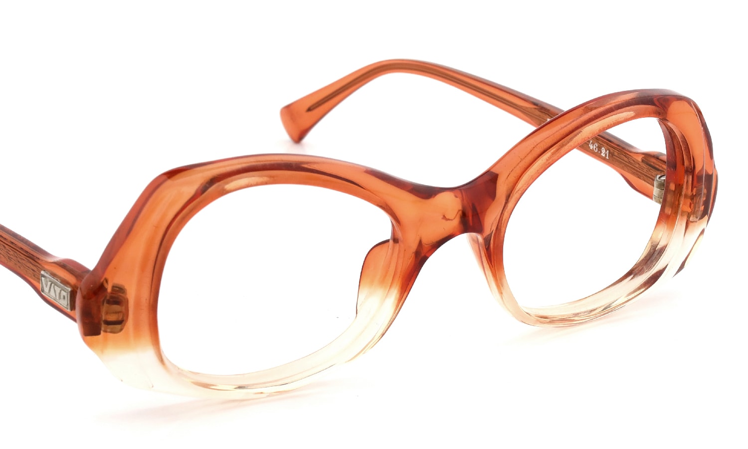 VITO DE PARIS メガネ DIANA 推定1970年代 T-139 Orange Fade