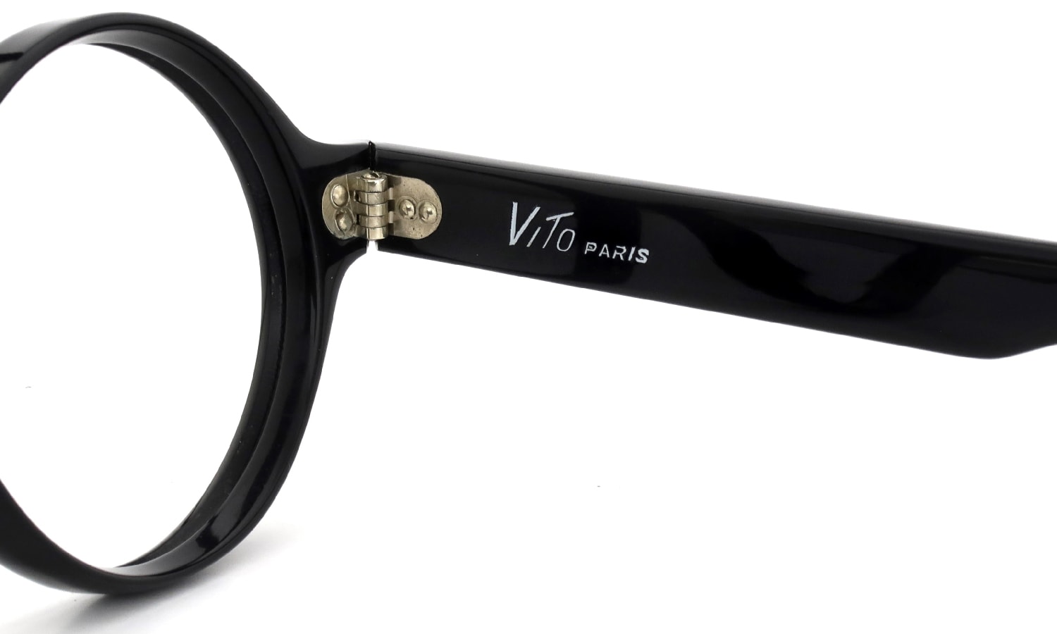 VITO PARIS collection speciale 推定1960年代〜1970年代 メガネ ROUND-BR-B F2 Black