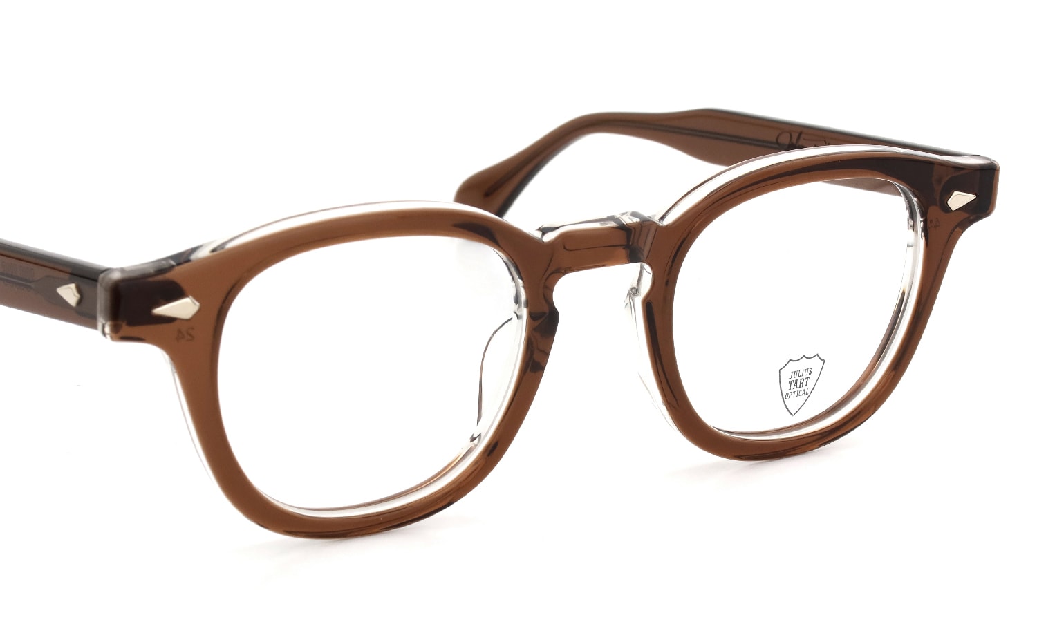 JULIUS TART OPTICAL メガネ通販 AR-48-24 BROWN CRYSTAL II