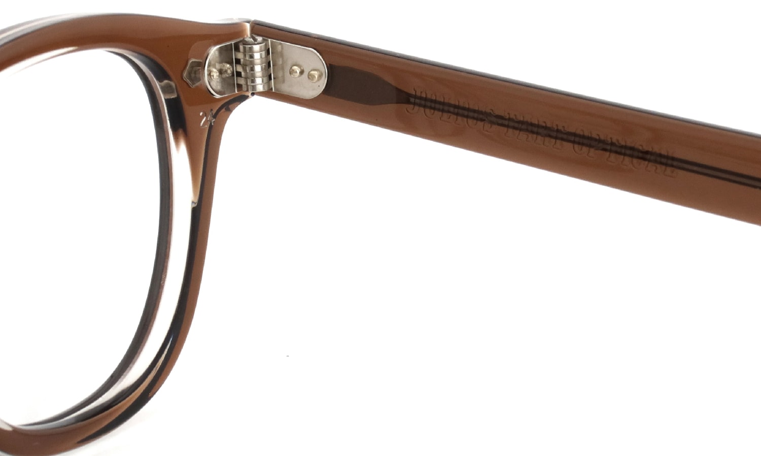 JULIUS TART OPTICAL メガネ通販 AR-48-24 BROWN CRYSTAL II