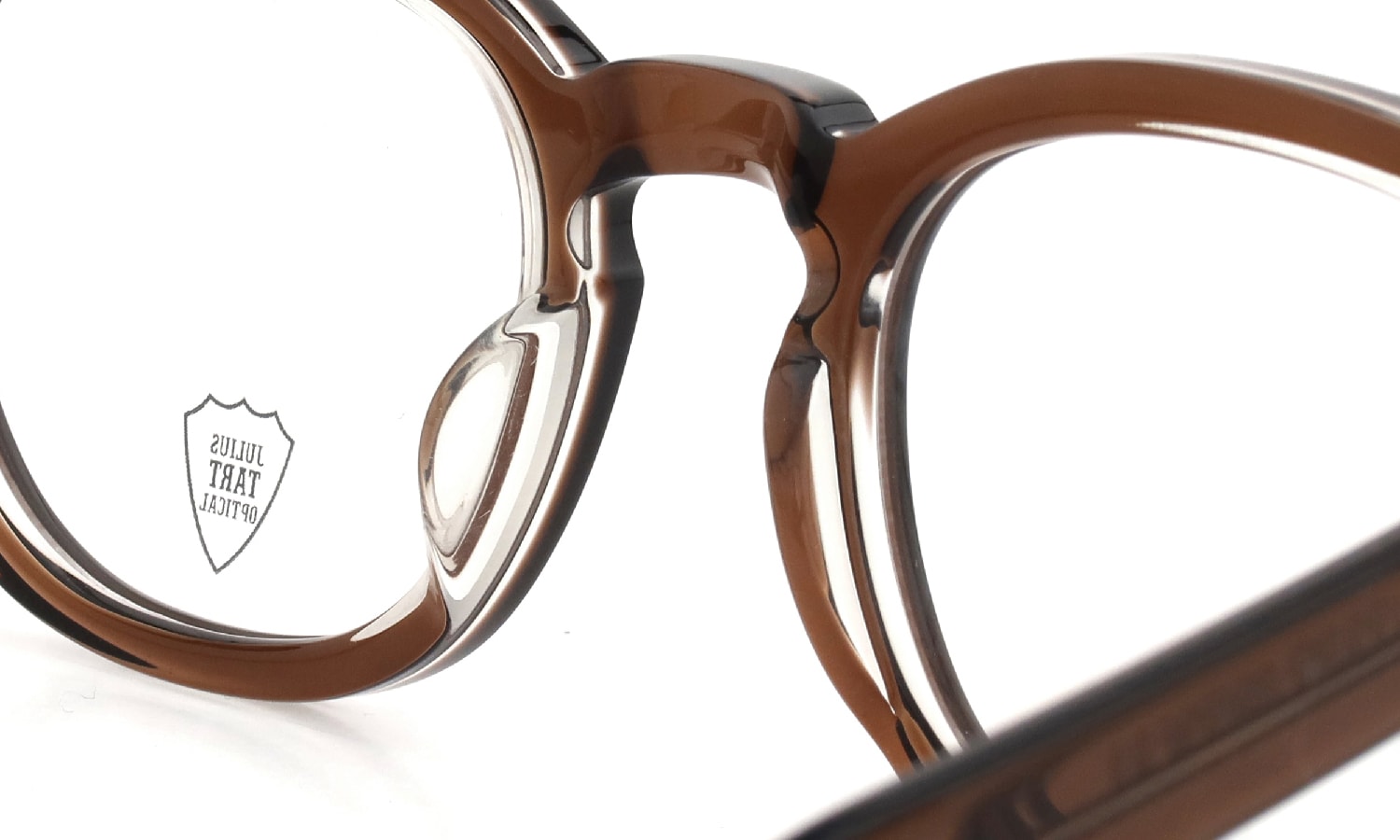 JULIUS TART OPTICAL メガネ通販 AR-48-24 BROWN CRYSTAL II