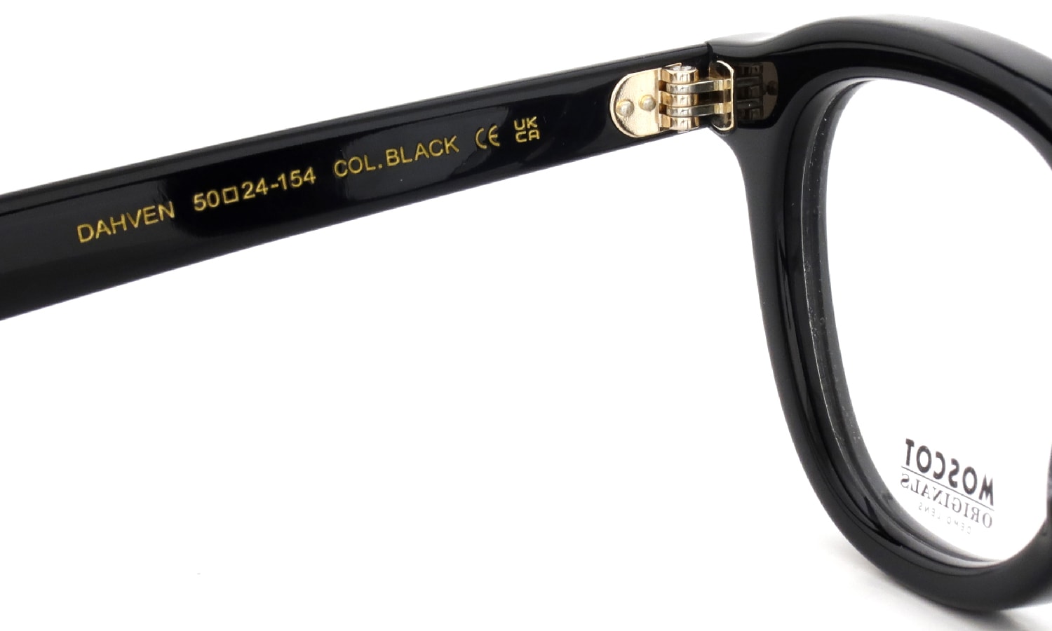 MOSCOT メガネ通販 DAHVEN (50) BLACK