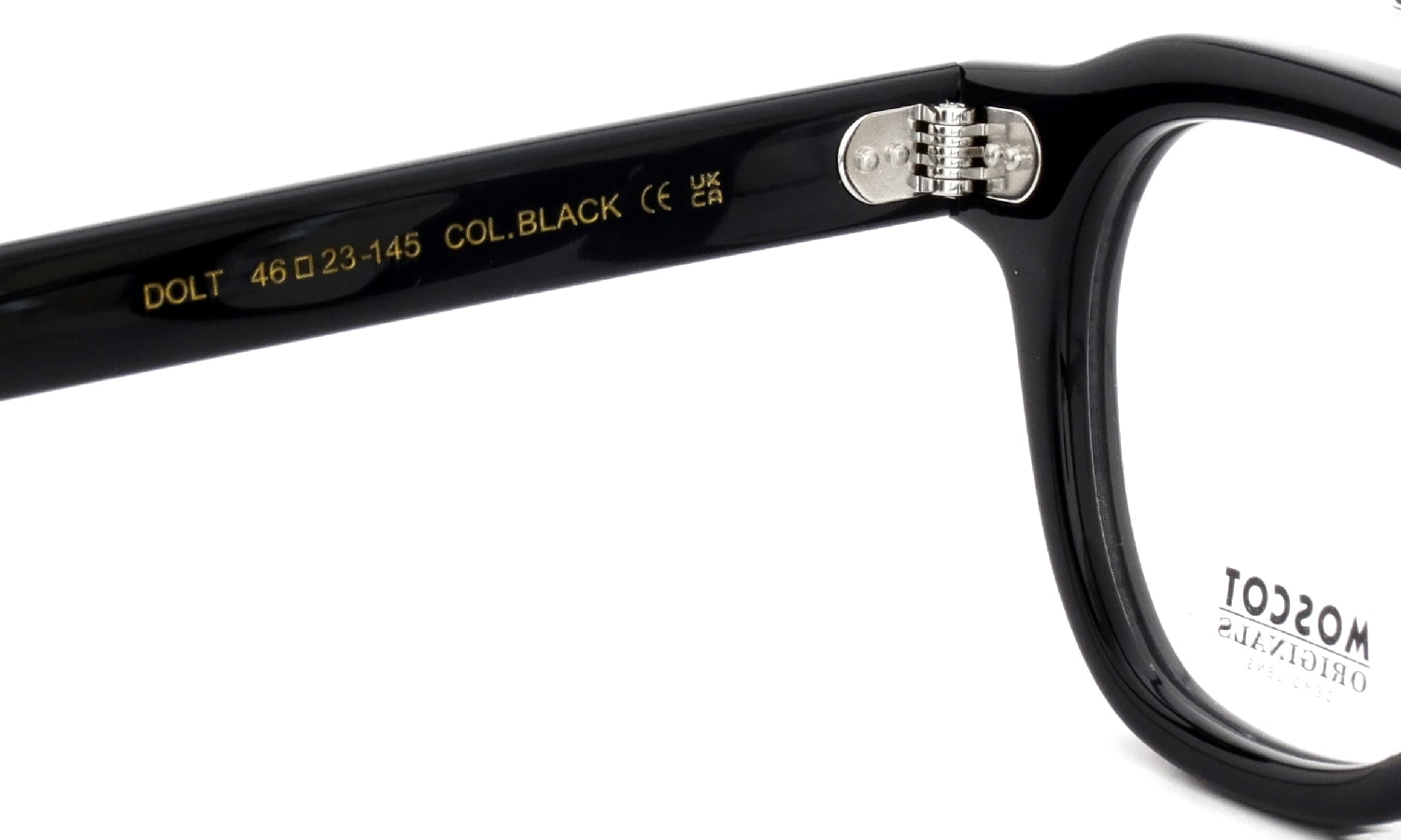 MOSCOT メガネ通販 DOLT(46) BLACK