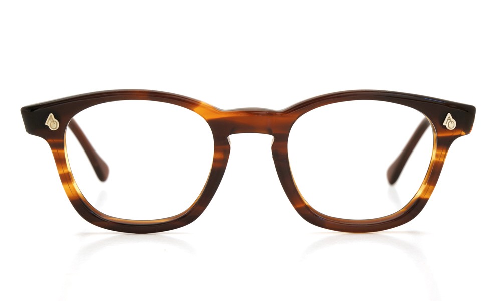 1950s AMERICAN OPTICAL 48 ブラウン ビンテージ 眼鏡