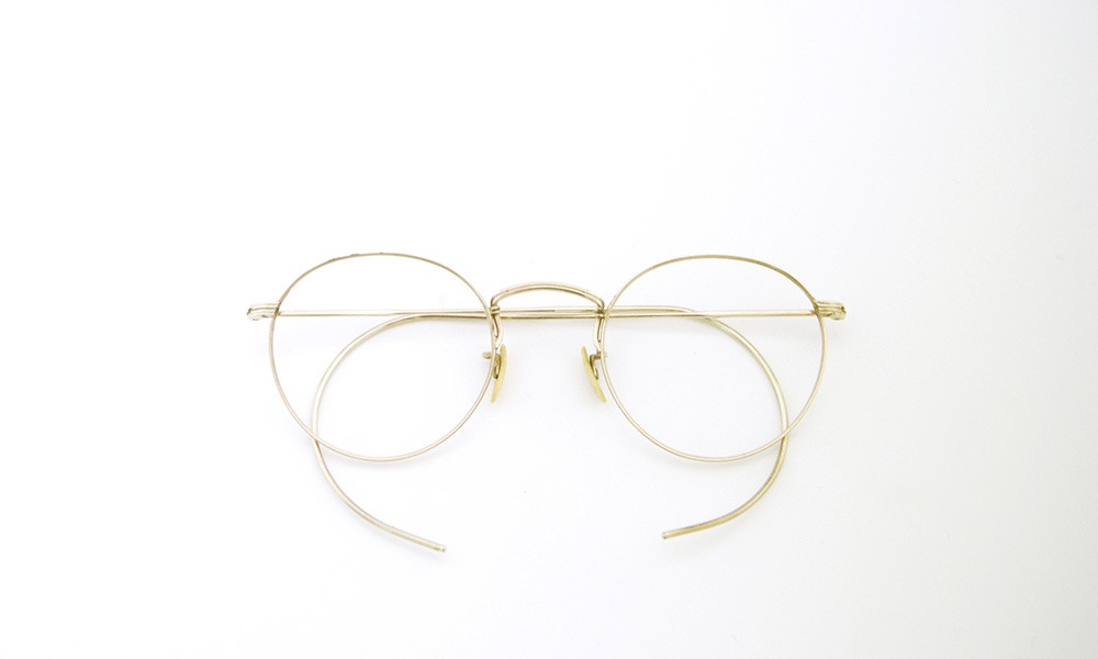 ★ Gold&Wood ビンテージサングラス 木製フレーム だて眼鏡