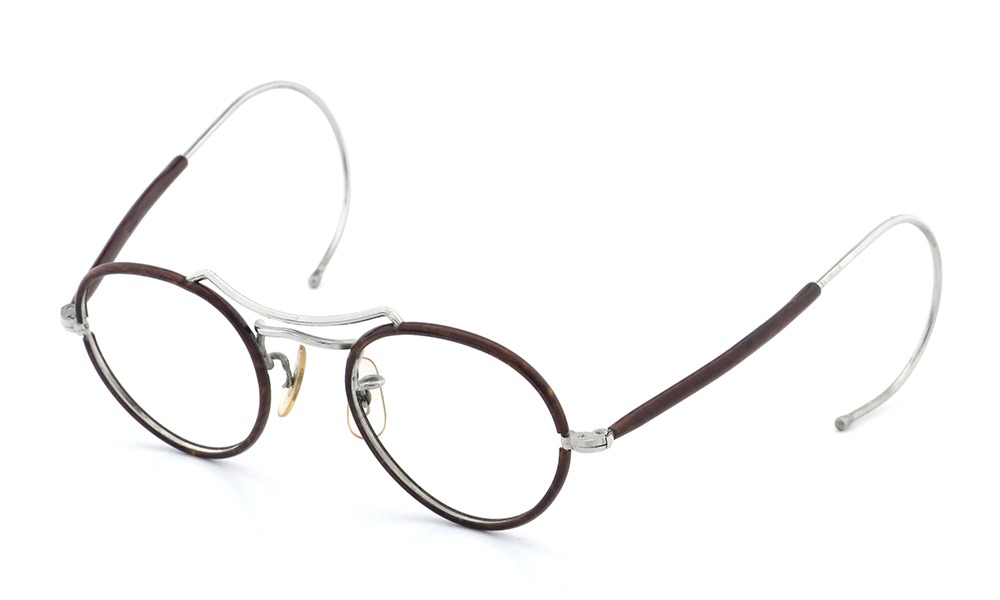 1930s THE HADLEY COMPANY vintage セル巻き眼鏡サイズは総横幅120mm ...