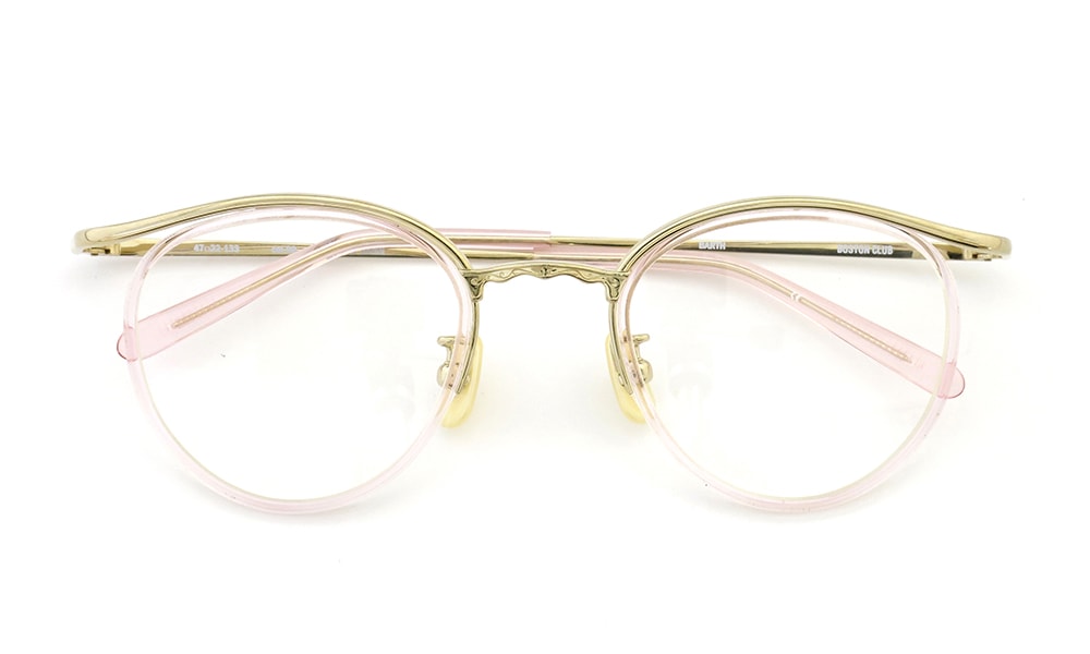 BOSTON CLUB ボストンクラブ メガネ通販 BARTH col.02 Gold / Pink