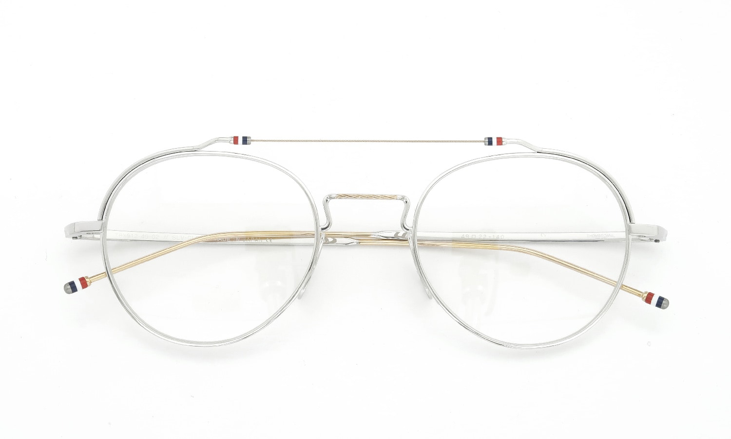 THOM BROWNE TBX912 02 SLV-GLD