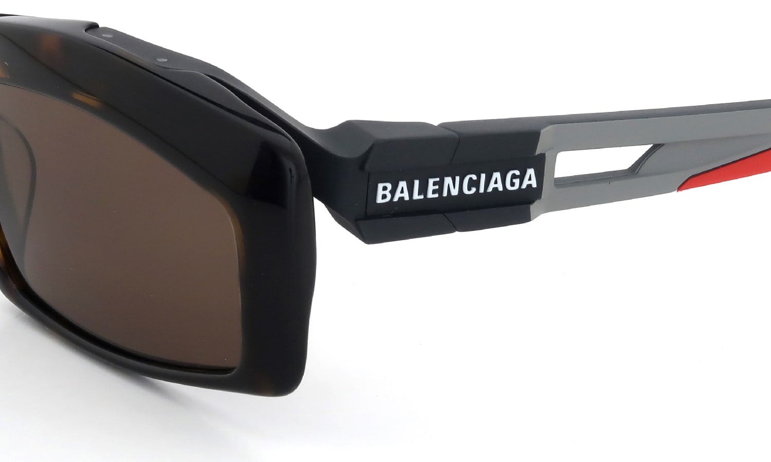 BALENCIAGA サングラス通販 Hybrid-Rectangular BB0026S col.003 Black