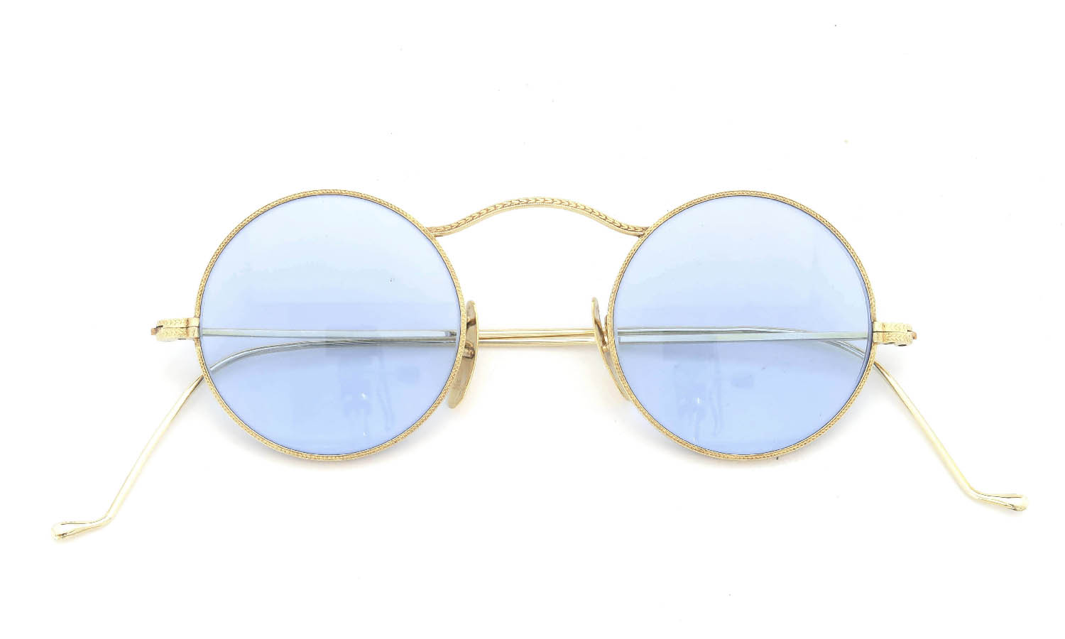 HiLook ヴィンテージ 眼鏡フレーム サングラス可 クラフツマン風デザインファッション小物
