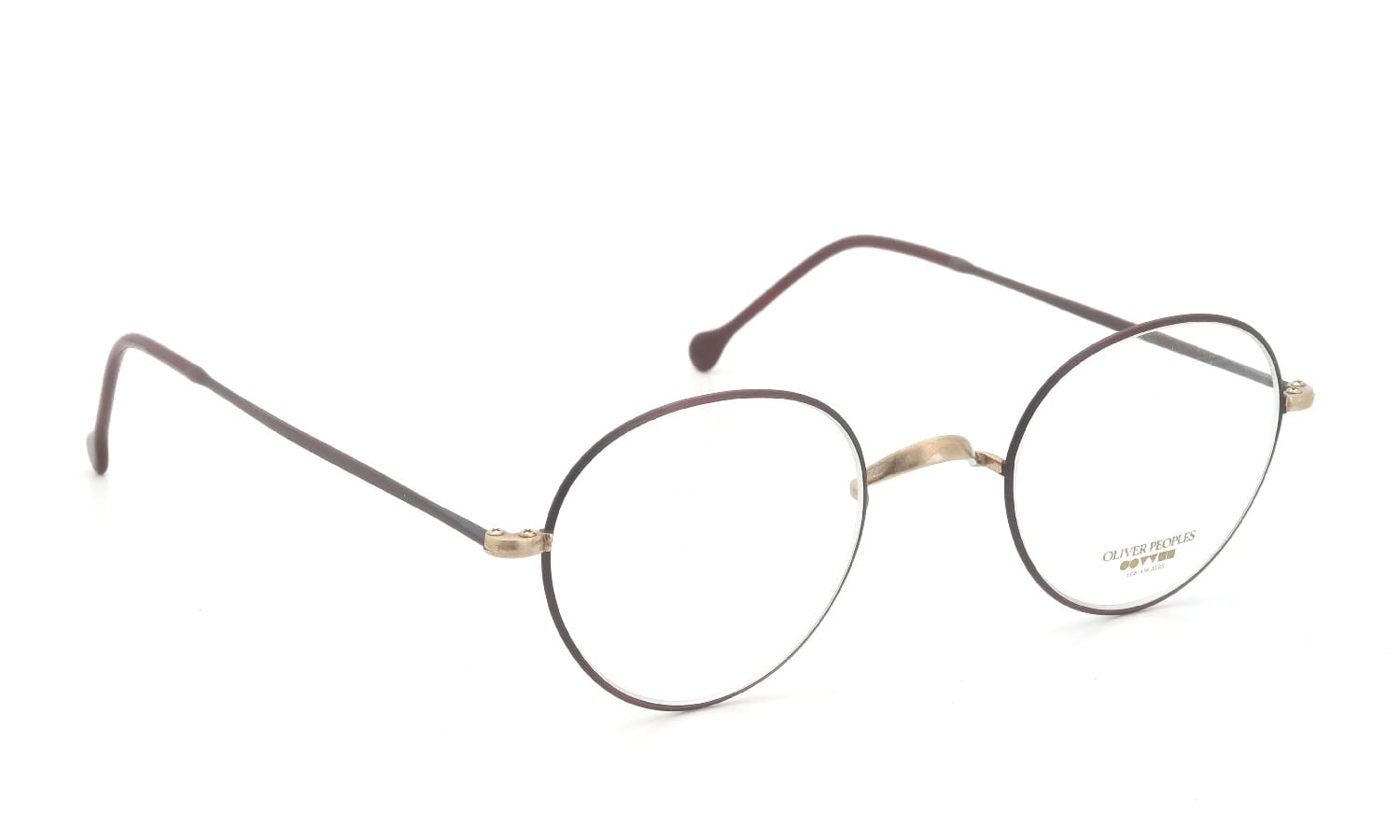 OLIVER PEOPLES 1990s OP-80 BURG/BG